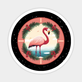 Flamingo Flock Sunset, Love Flamingos Magnet